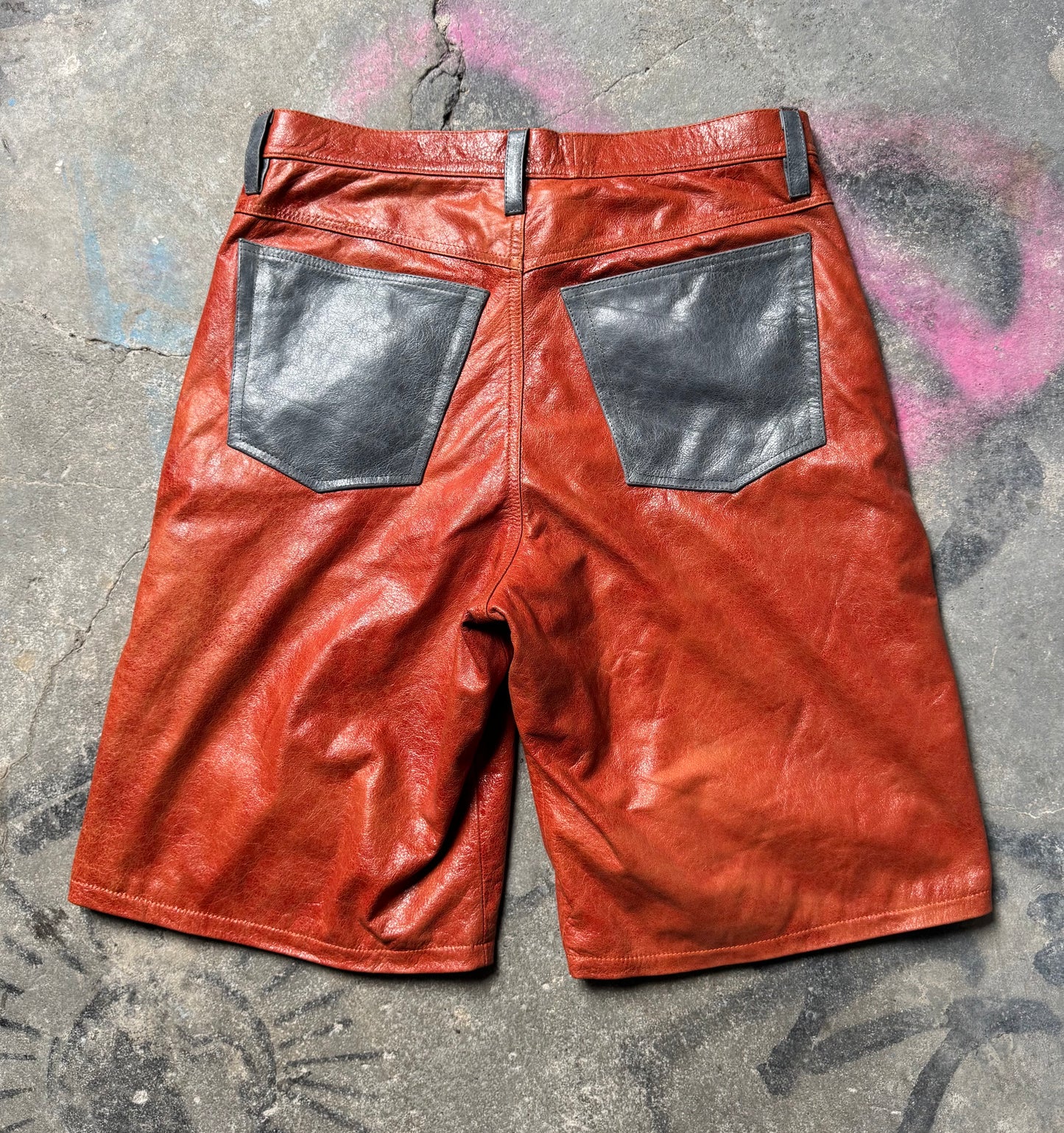 Crystalized Orange + Crystalized Grey Shorts