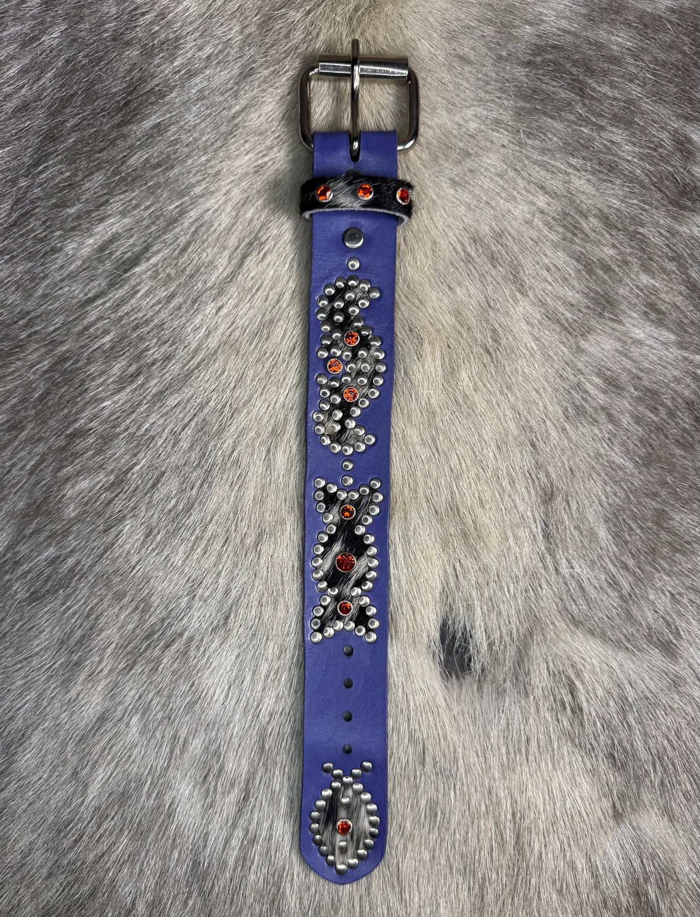 Purple origins bracelet (cowhide)