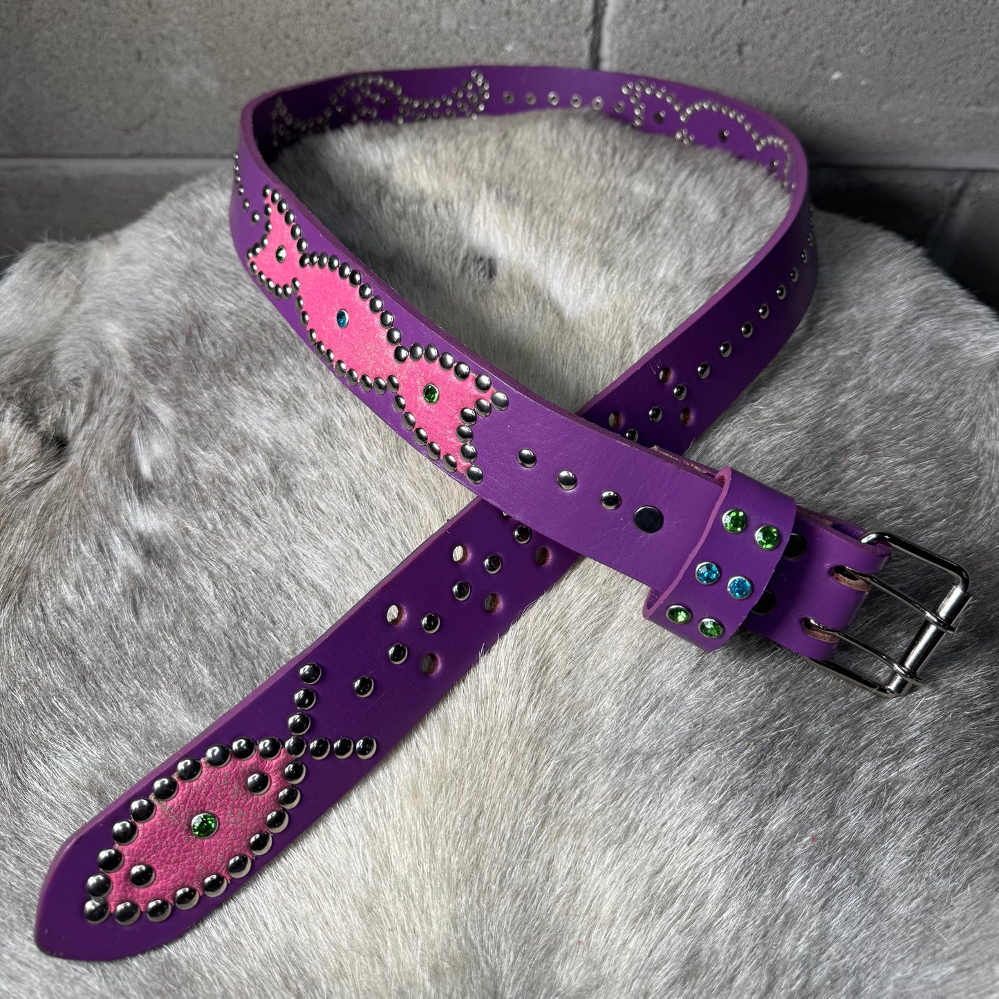 PURPLE Origins Belt (distressed pink)