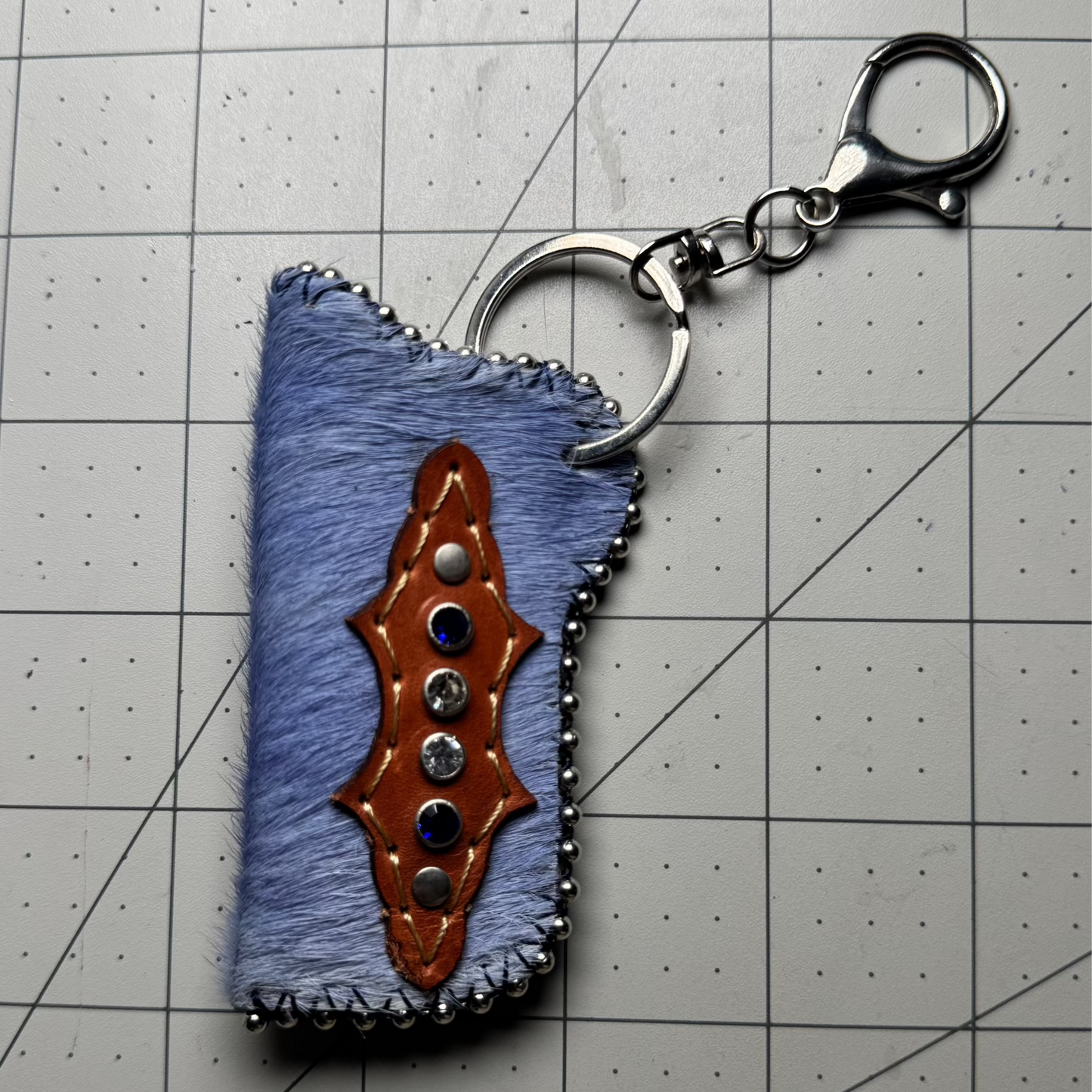 Blue Lighter Holder