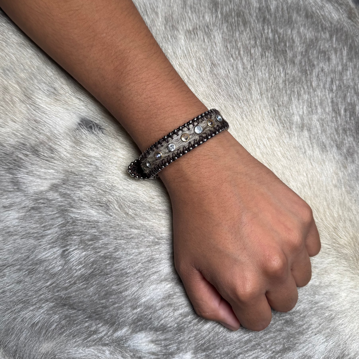Natural Cowhide Bracelet