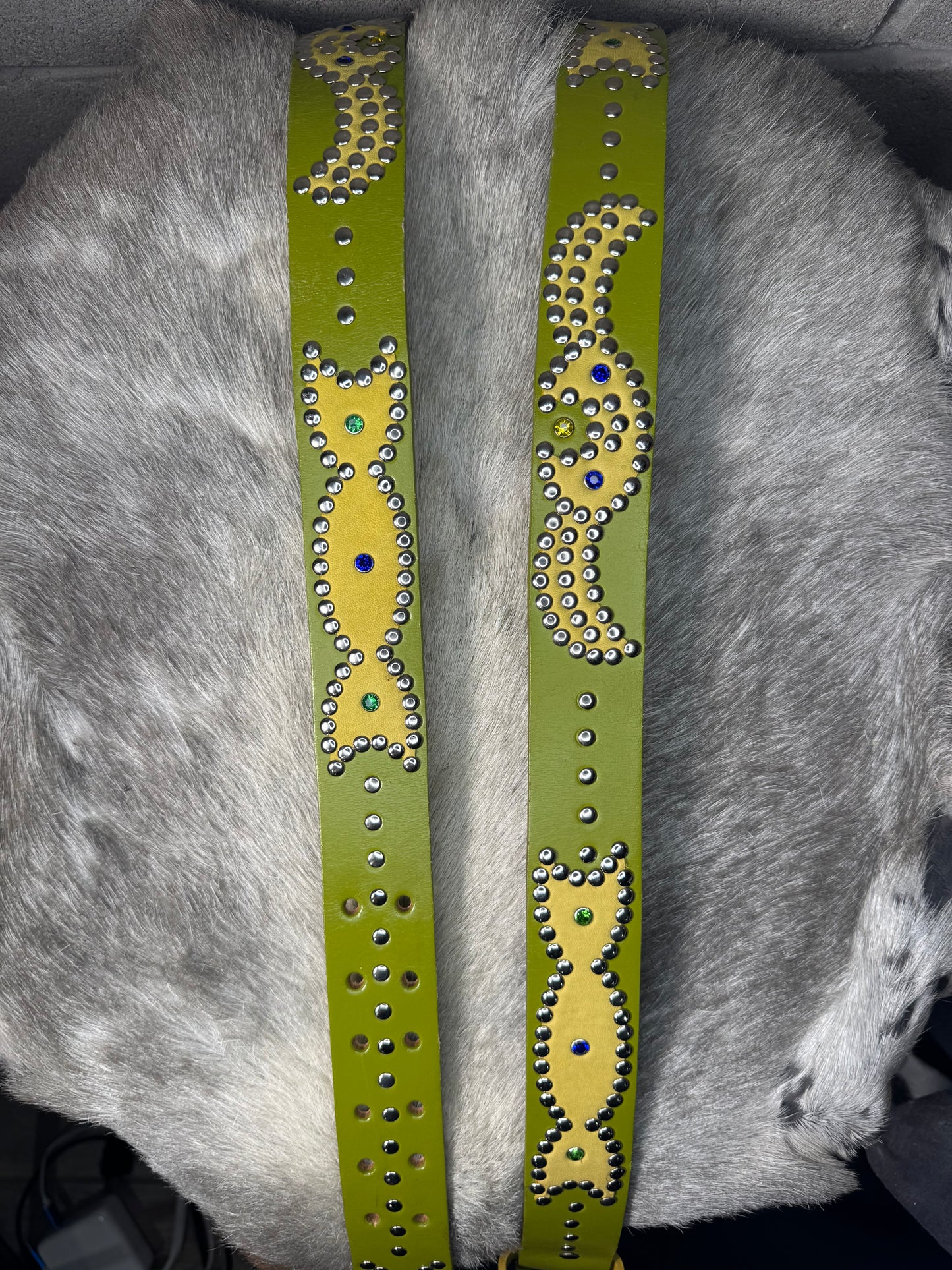 OLIVE GREEN Origins Belt (yellow)
