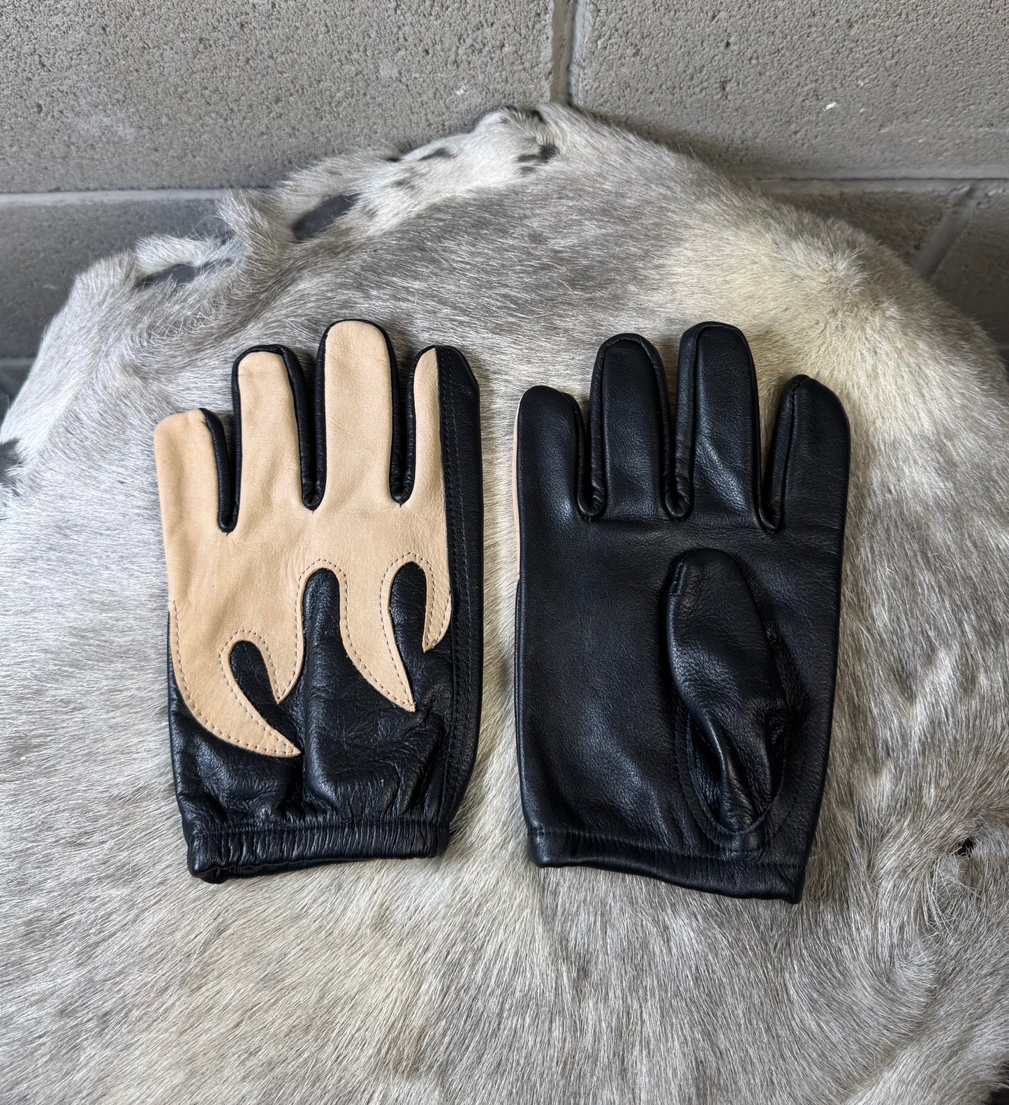 Black Flames Gloves
