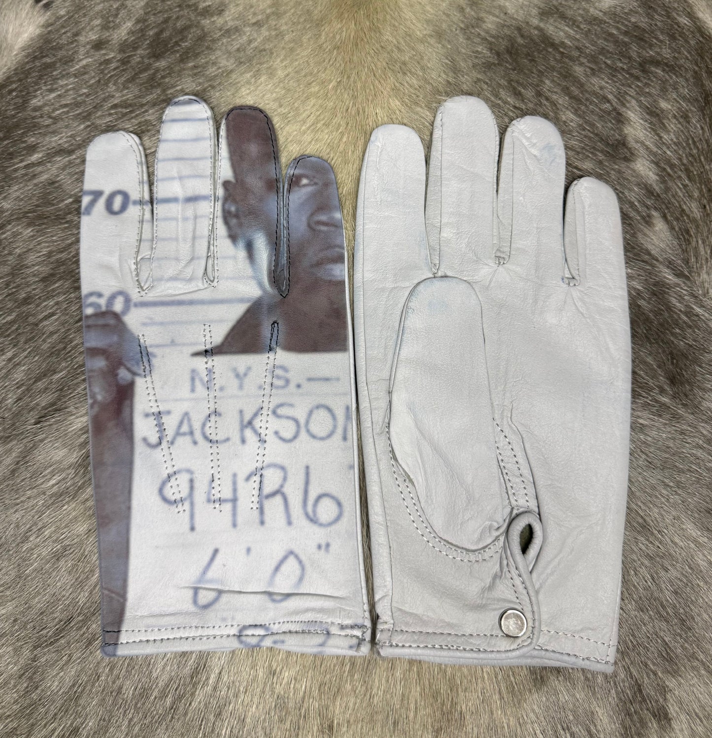 50 Cent Mug shot Gloves
