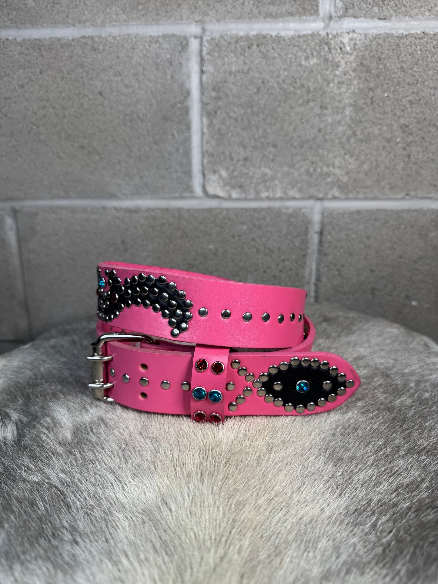 PINK Origins Belt (white & black)