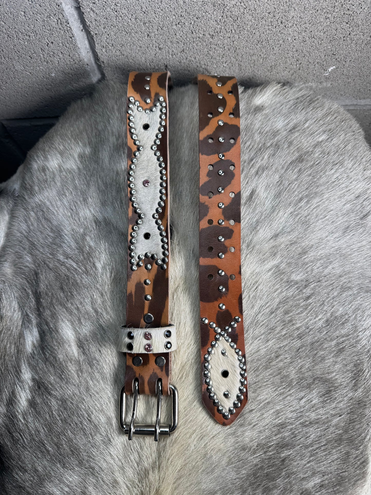 CHEETAH Cowhide Origins Belt