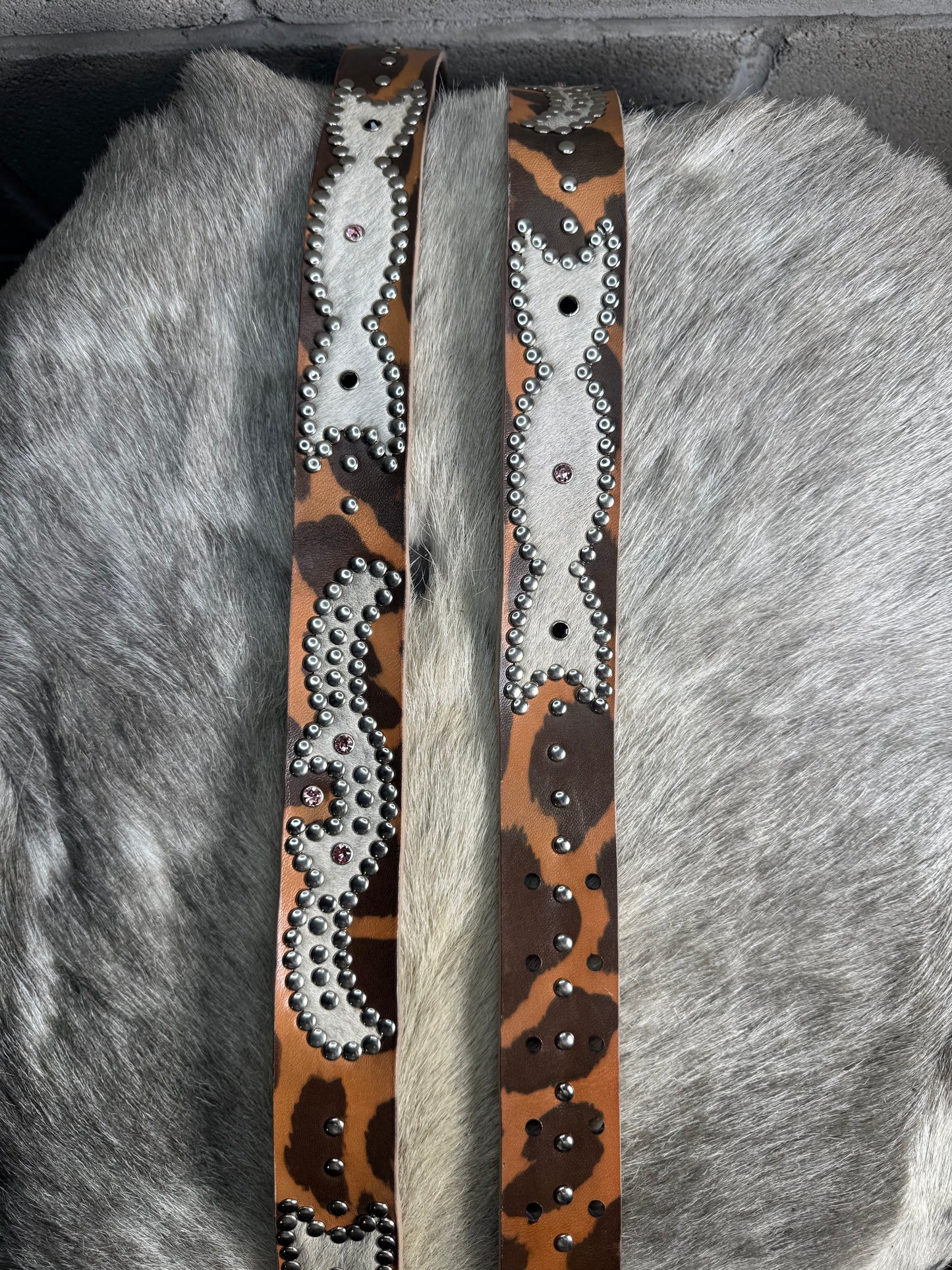 CHEETAH Cowhide Origins Belt