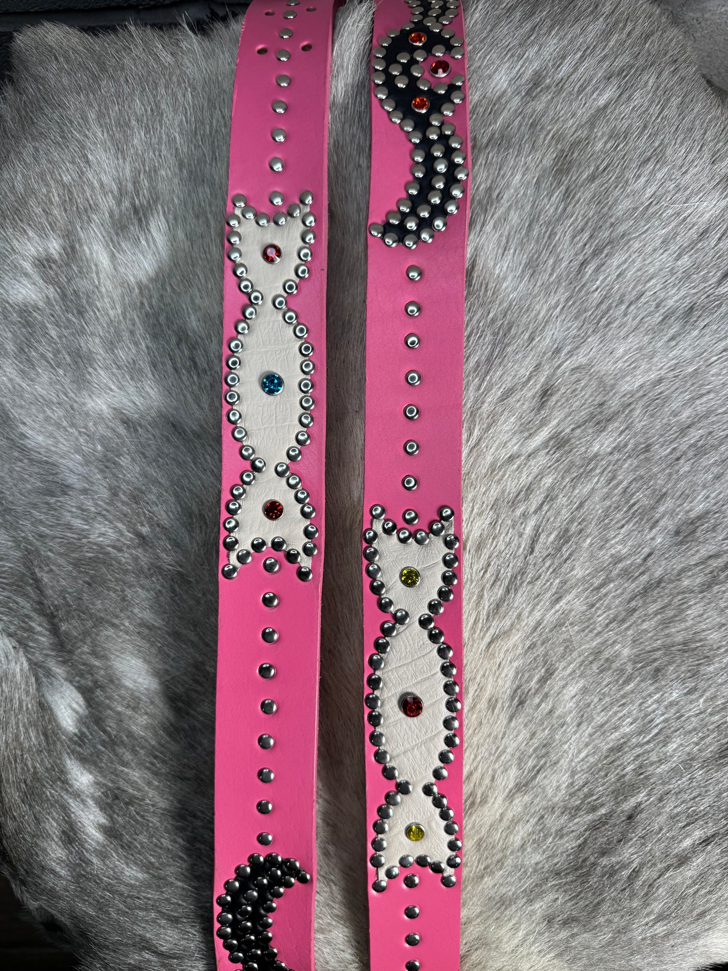 PINK Origins Belt (white & black)