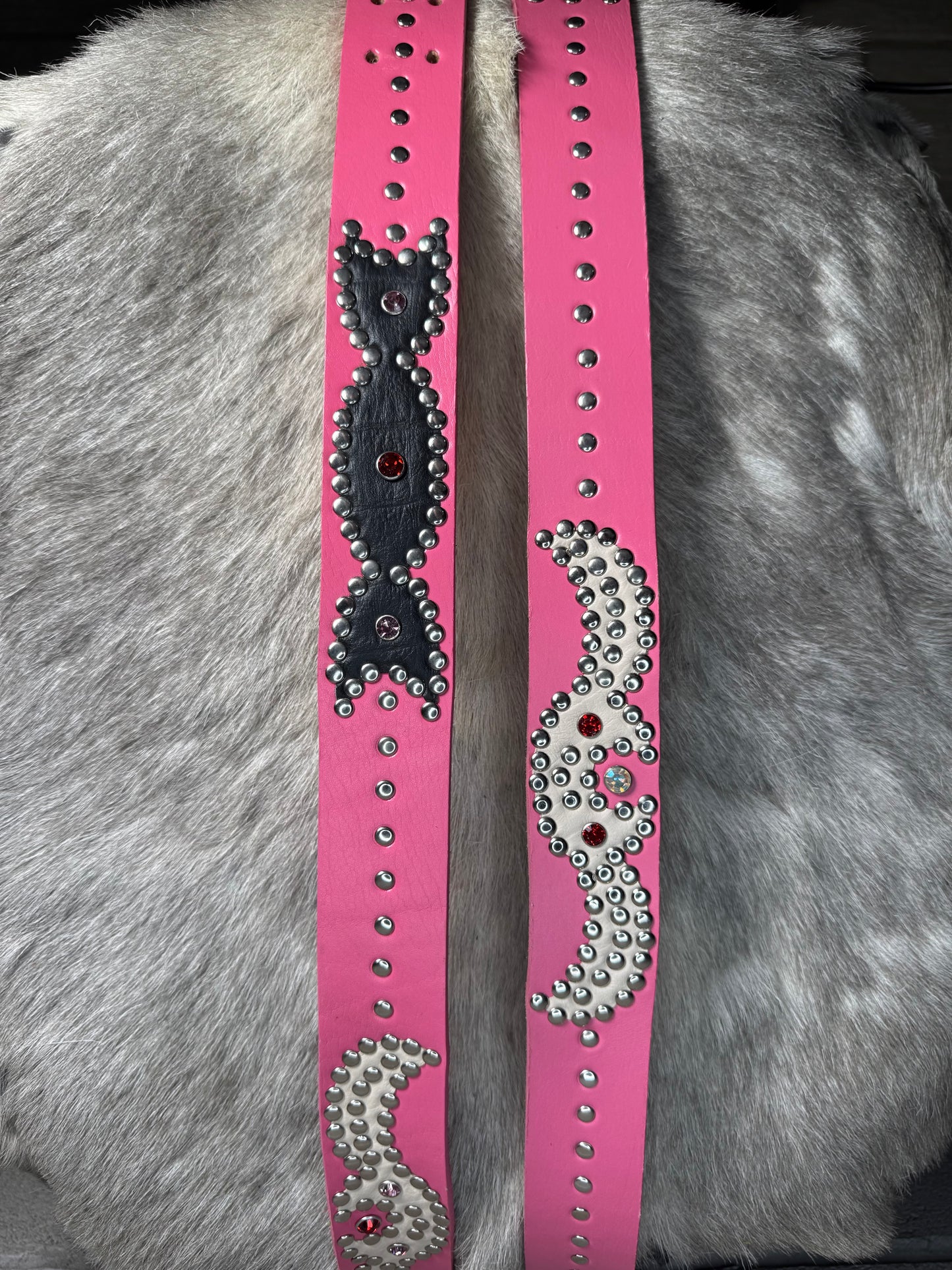 PINK Origins Belt (black & white)