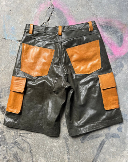Crystalized olive green + Crystalized honey Shorts