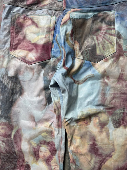 Roman Modern Art Print Pants