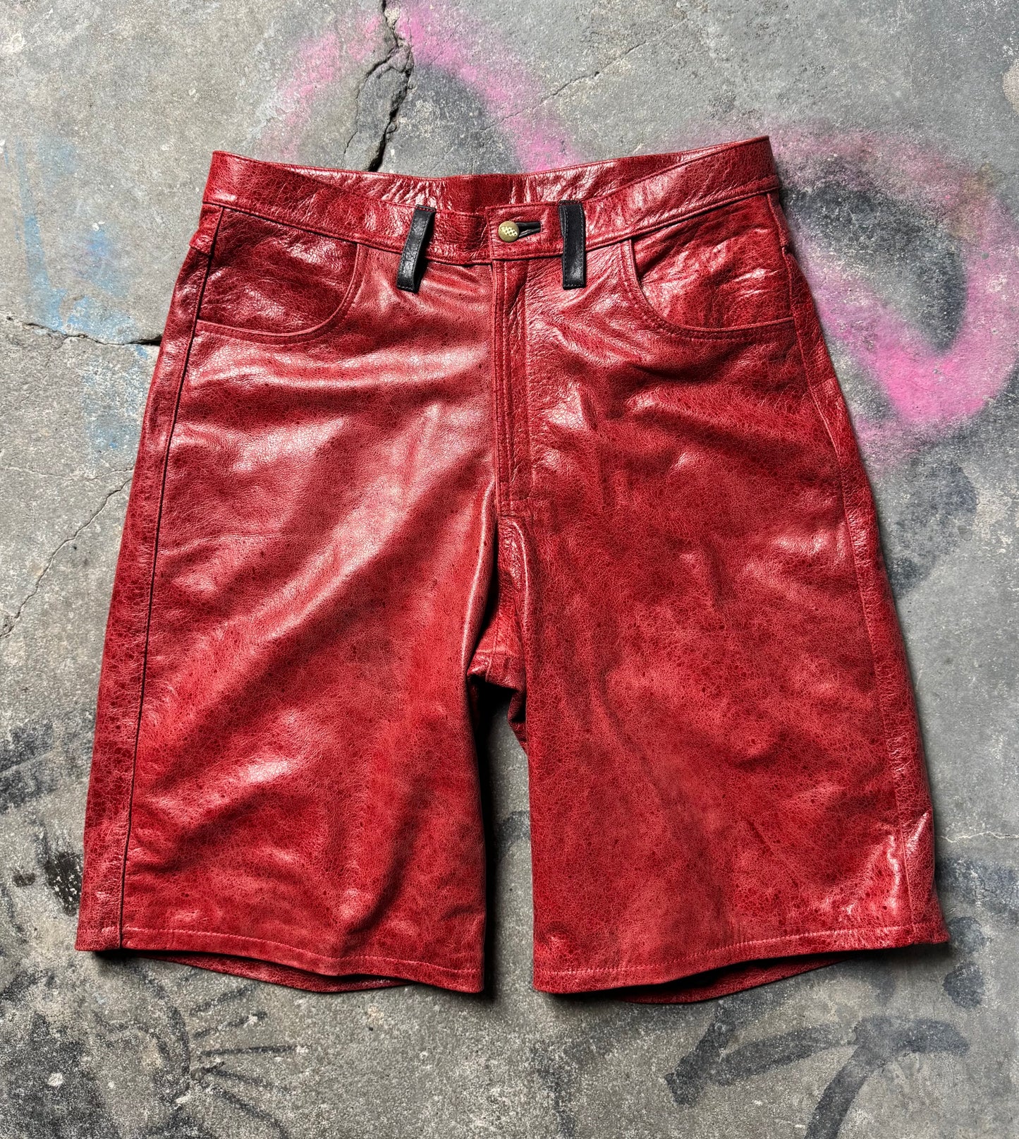 Crystalized Red + Crystalized Grey Shorts
