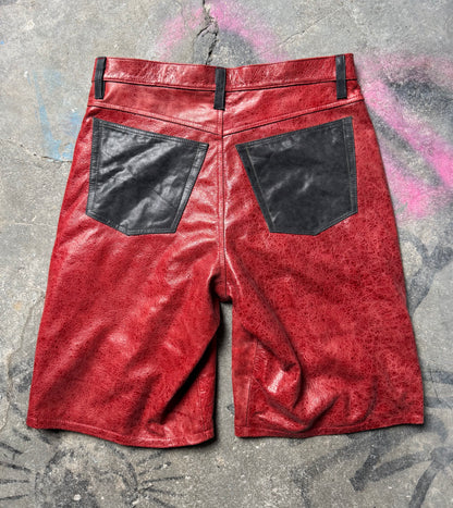 Crystalized Red + Crystalized Grey Shorts