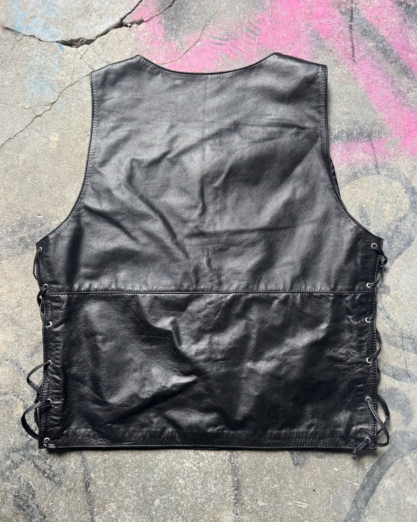 Leather tank top (1 of 1 patch work)