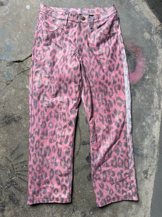 Faded Pink Cheetah Pants