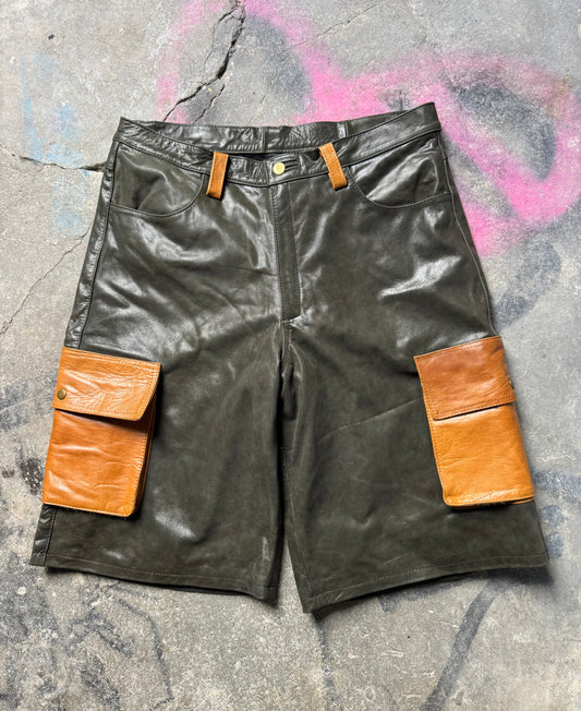 Crystalized olive green + Crystalized honey Shorts