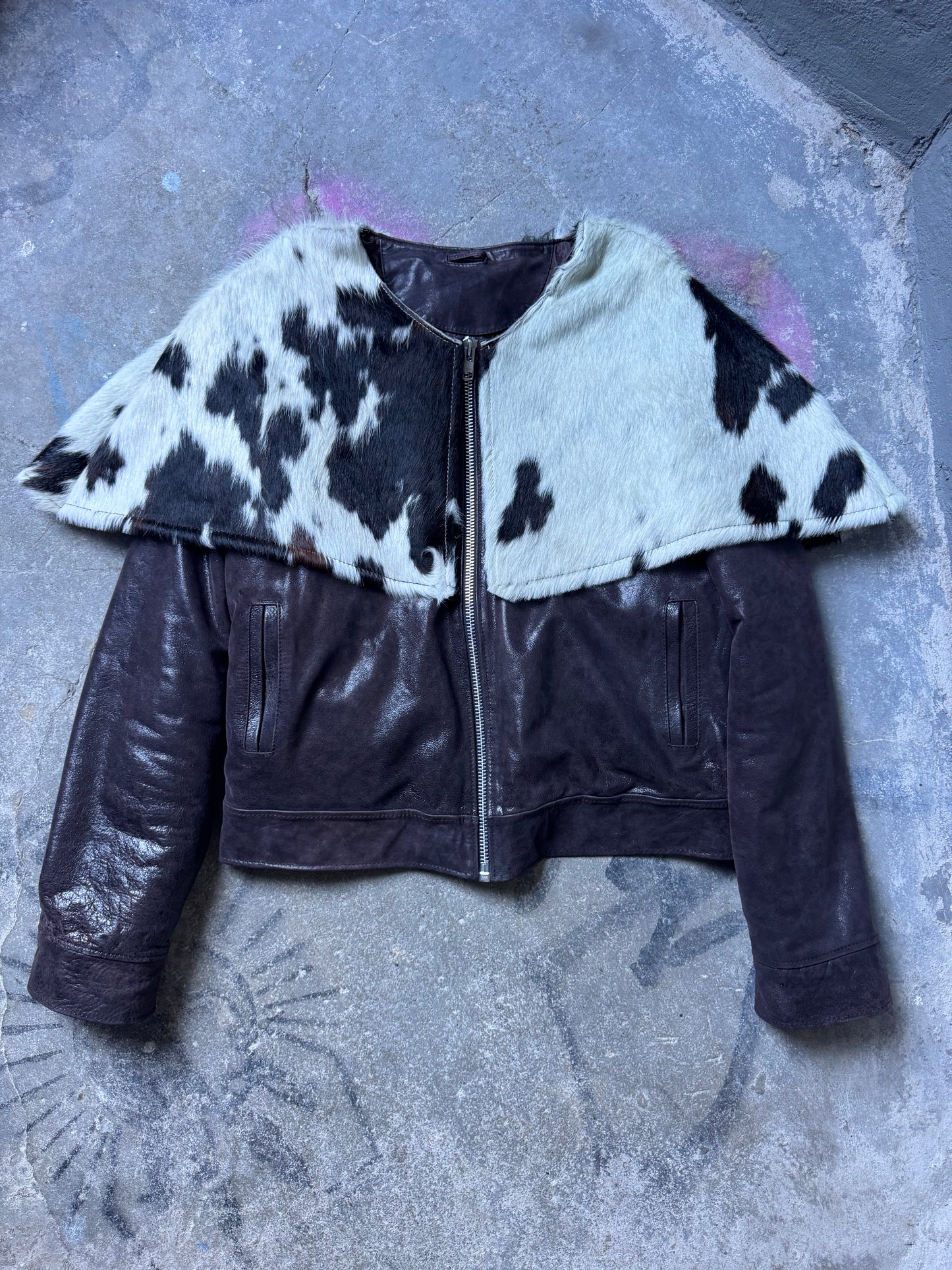 “El Padre” cowhide jacket