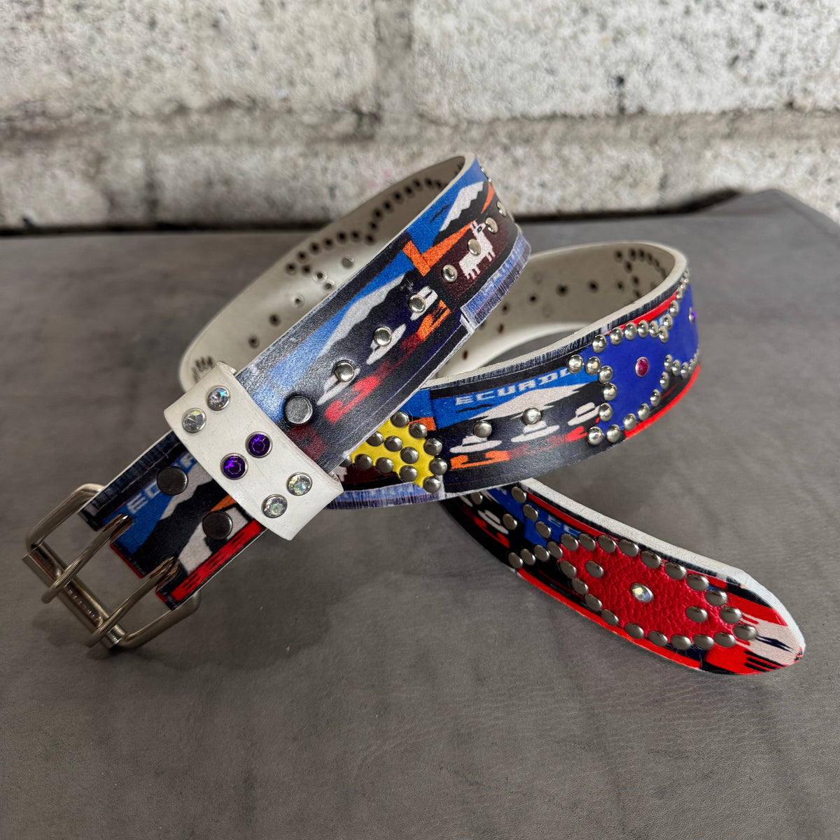 Ecuadorian tejido Origins Belt (yellow/blue/red)