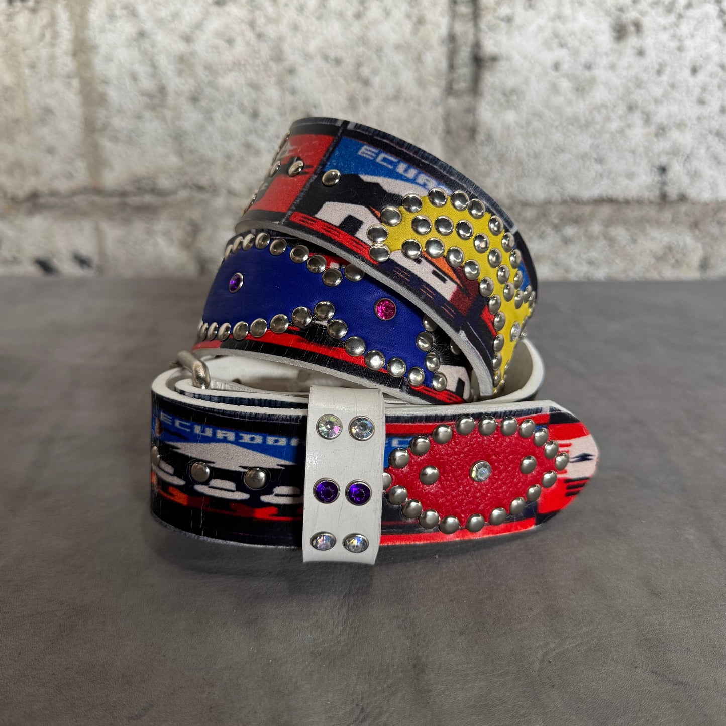 Ecuadorian tejido Origins Belt (yellow/blue/red)