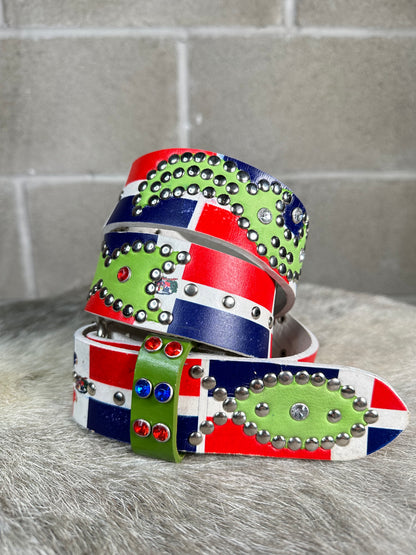 Dominican Republican Origins Belt (Lime Green)