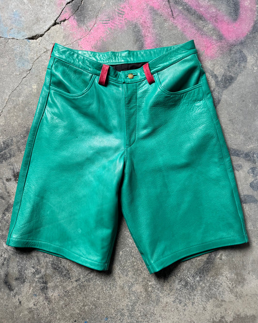 Waxed Turquoise+Crystalized Pink Shorts
