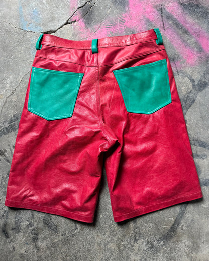 Crystalized Pink+Waxed Turquoise Shorts