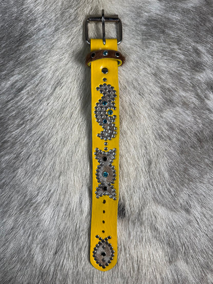 Yellow origins bracelet (cowhide)