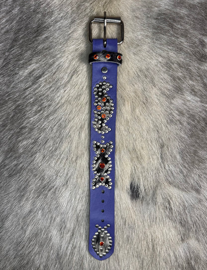 Purple origins bracelet (cowhide)