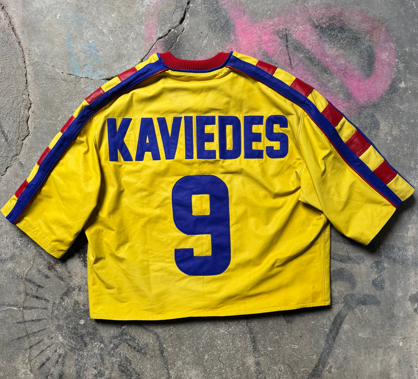 La tri leather jersey
