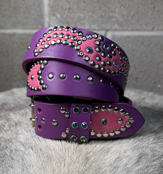 PURPLE Origins Belt (distressed pink)