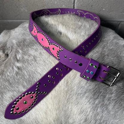 PURPLE Origins Belt (distressed pink)