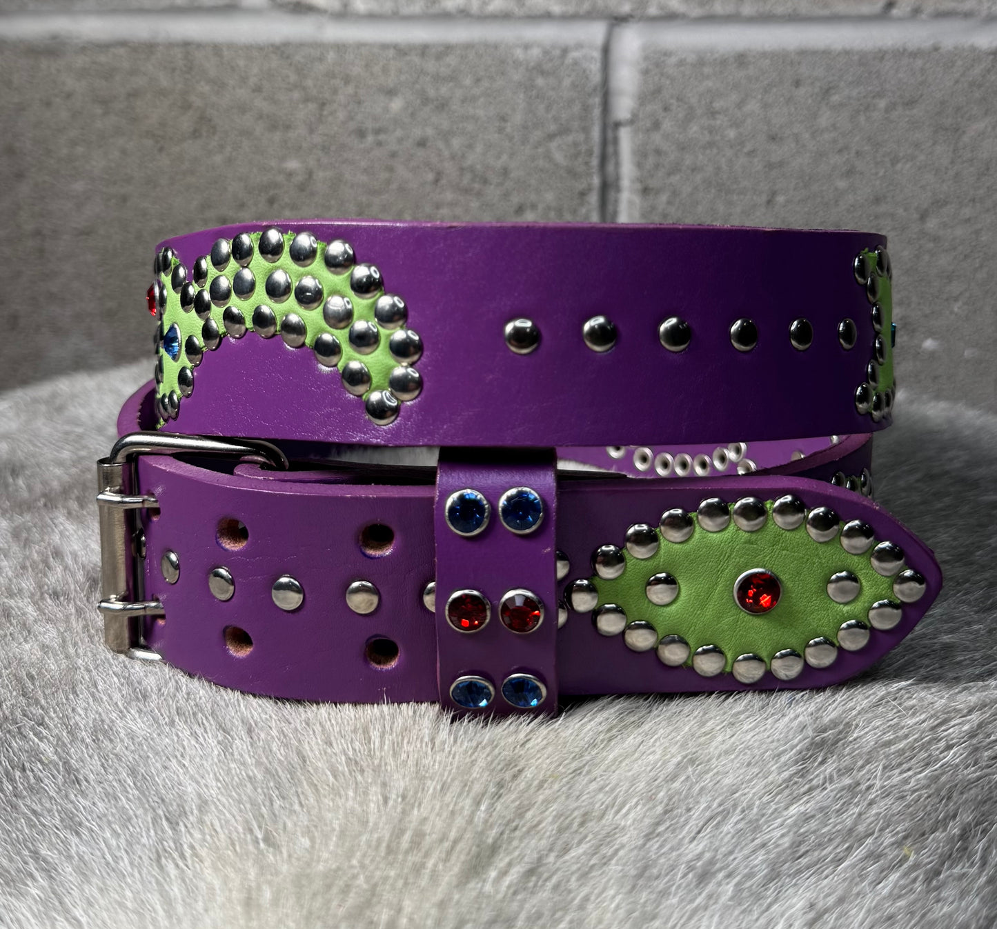 PURPLE Origins Belt (lime green)