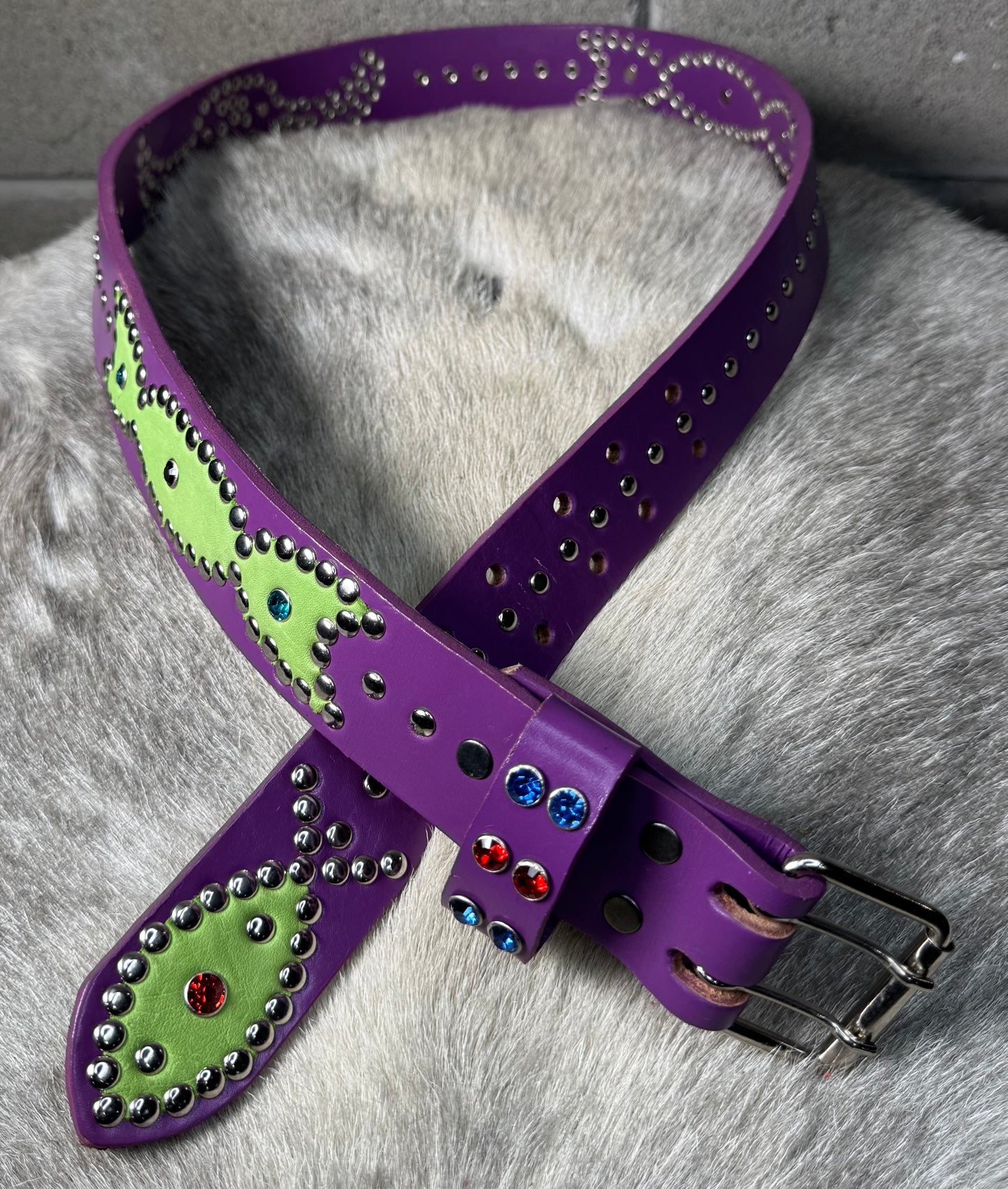 PURPLE Origins Belt (lime green)