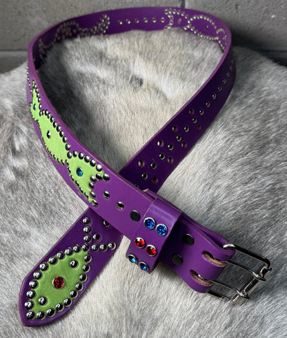 PURPLE Origins Belt (lime green)