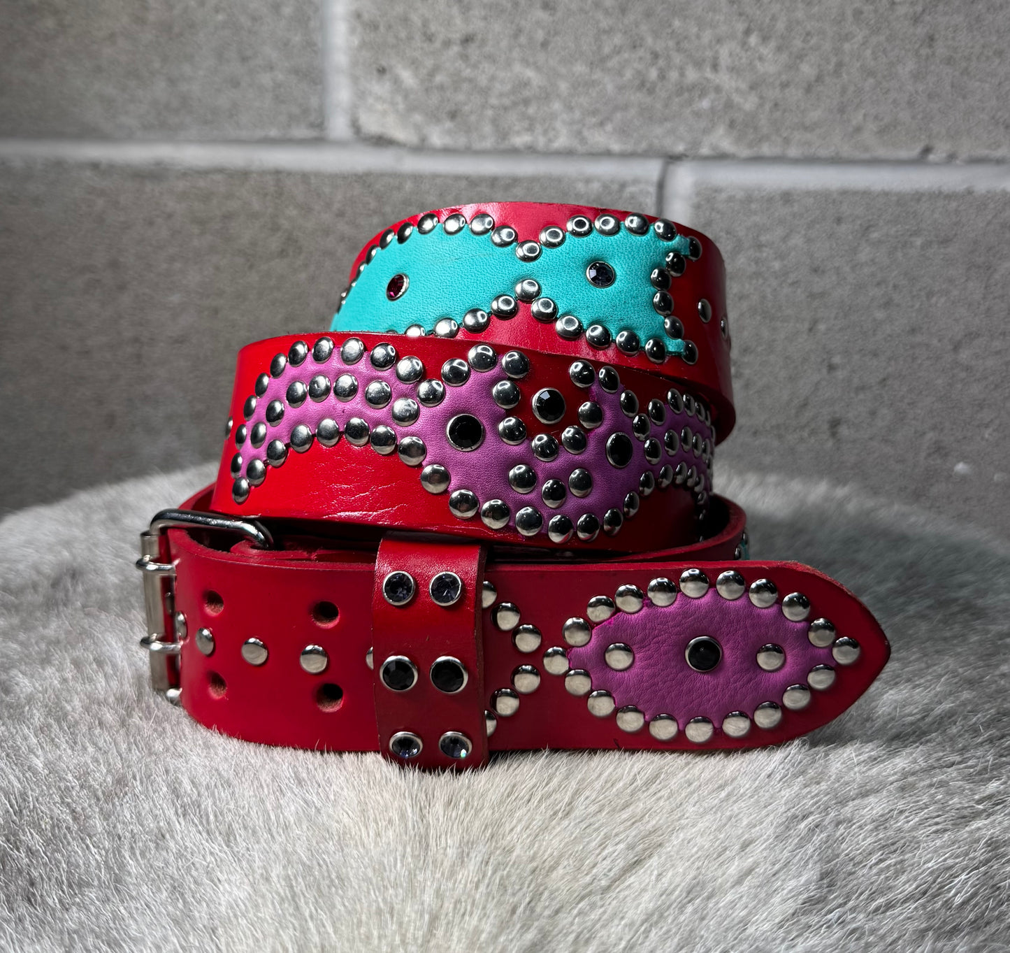 RED Origins Belt (turquoise and purple)