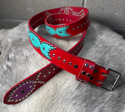 RED Origins Belt (turquoise and purple)