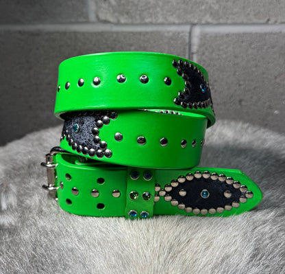 SLIME GREEN Origins Belt (black)