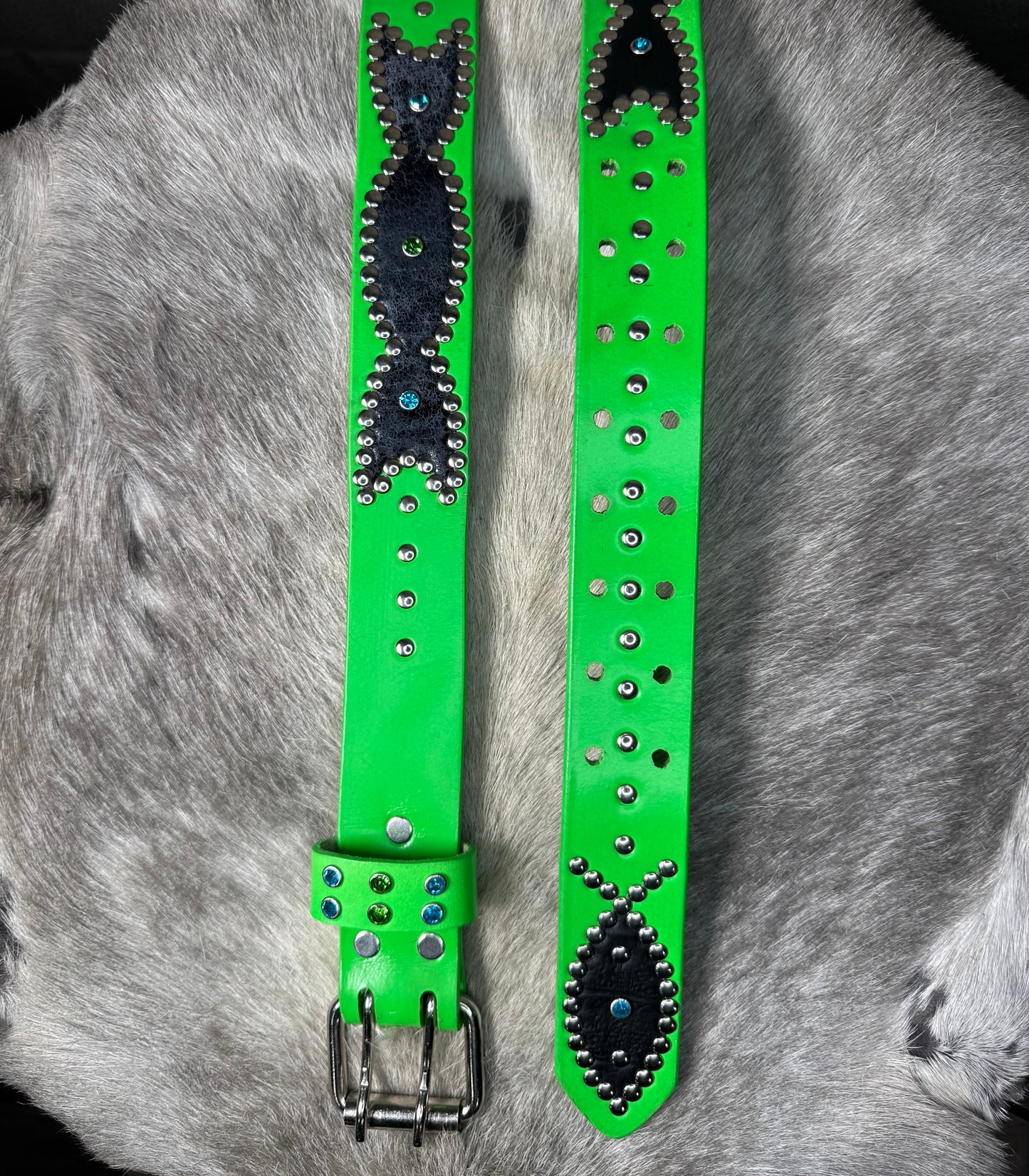 SLIME GREEN Origins Belt (black)