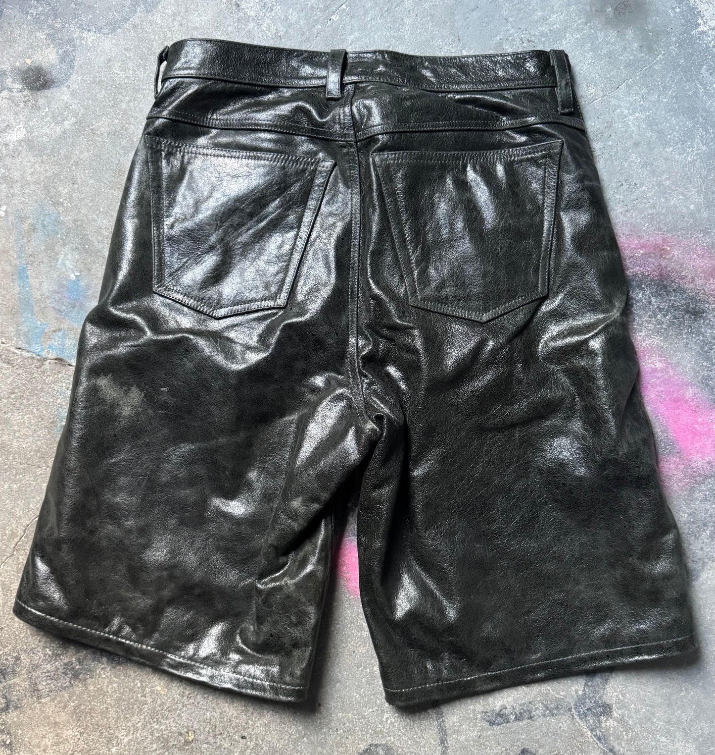 Crystallized Midnight Green Shorts