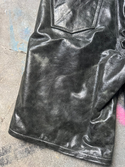 Crystallized Midnight Green Shorts