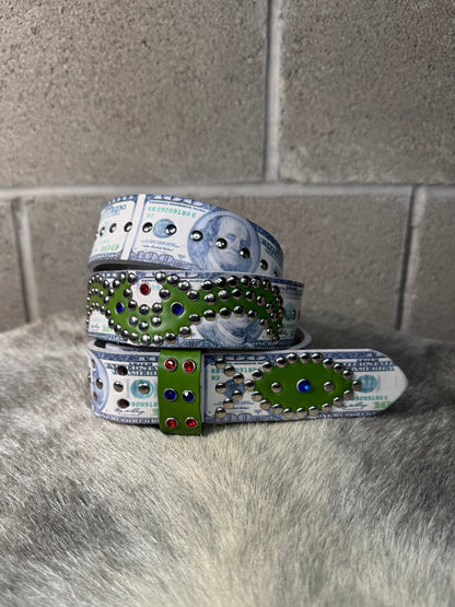 BENJAMINS Origins Belt (green)