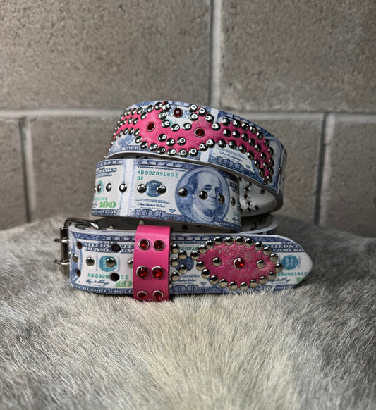 BENJAMINS Origins Belt (pink)