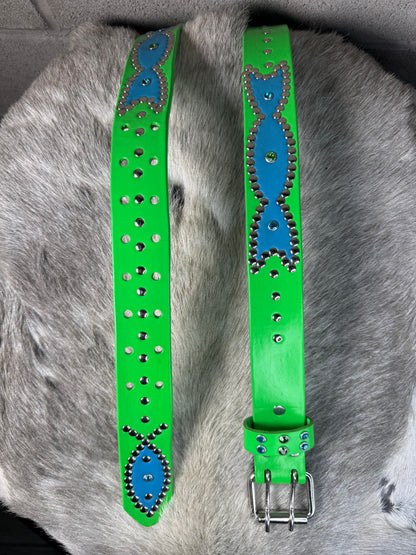 SLIME GREEN Origins Belt (sky blue)