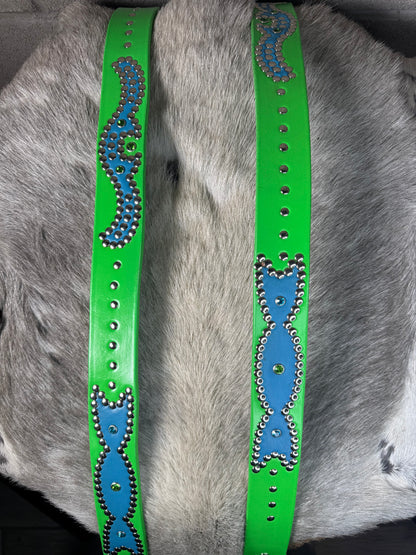 SLIME GREEN Origins Belt (sky blue)