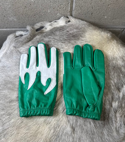 Green Flames Gloves