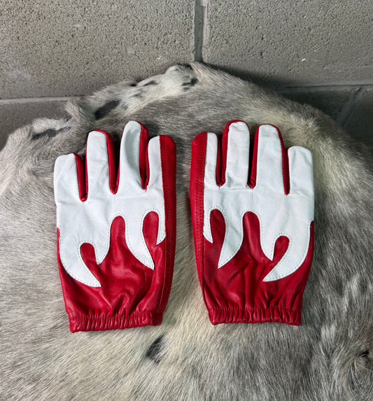 Red Flames Gloves