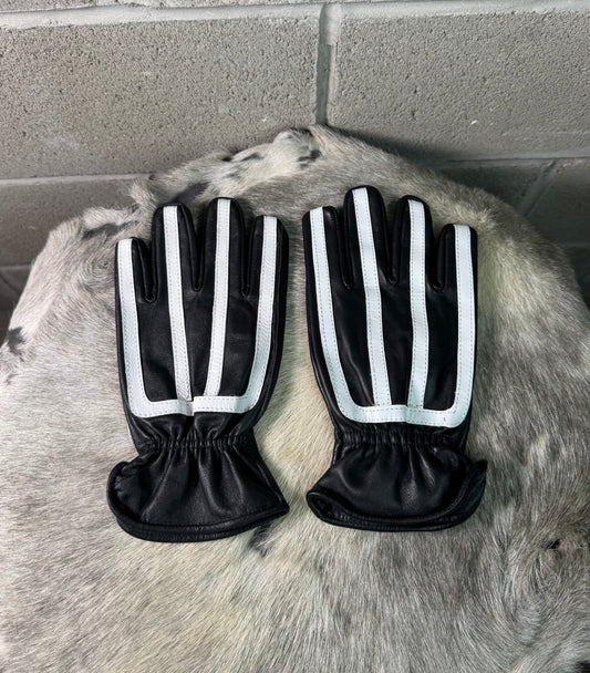 Black & White Lines Gloves