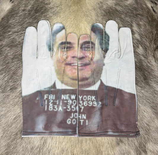 John Gotti Mug shot Gloves