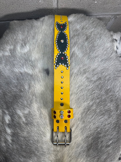 YELLOW Origins Belt (lime green & dark green)