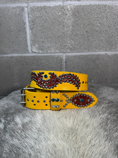 YELLOW Origins Belt (crystallized red)